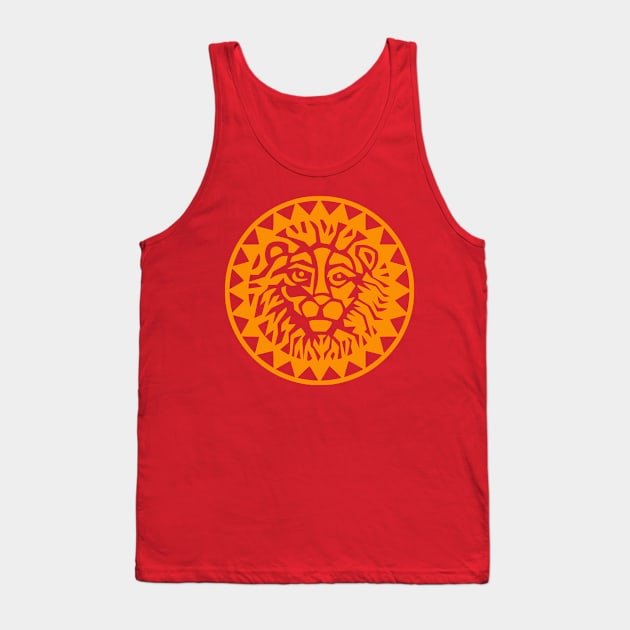 YELLOW SUN LION Tank Top by Awka969